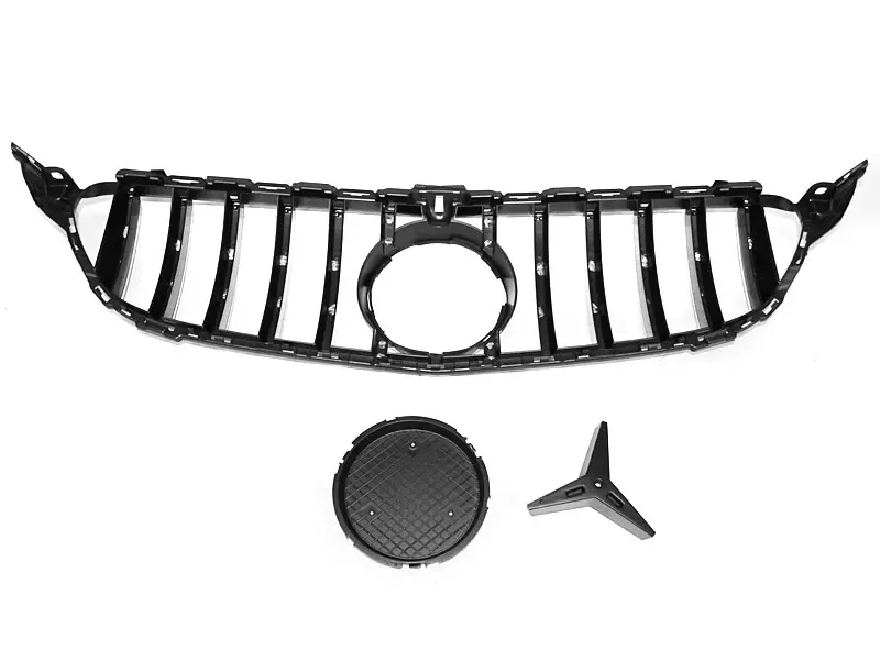 Grill Mercedes-Benz C-Klasse (W205) 2014-2018 | GT-R LOOK GLOSSY BLACK Image 5