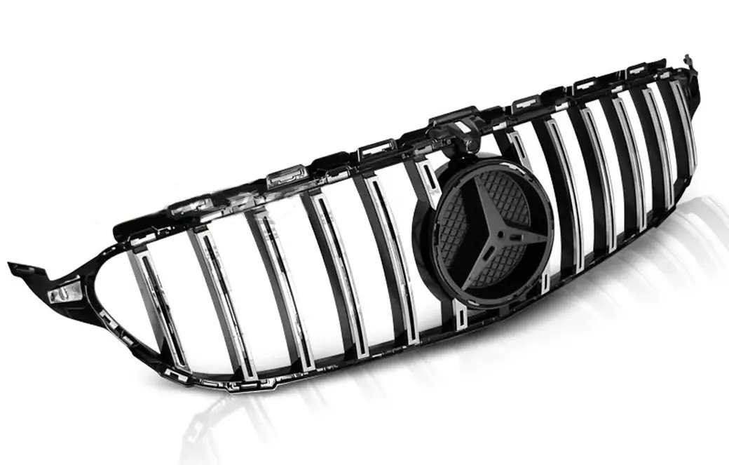 Grill Mercedes-Benz C-Klasse (W205) 2014-2018 | SPORT GLOSSY BLACK CHROME