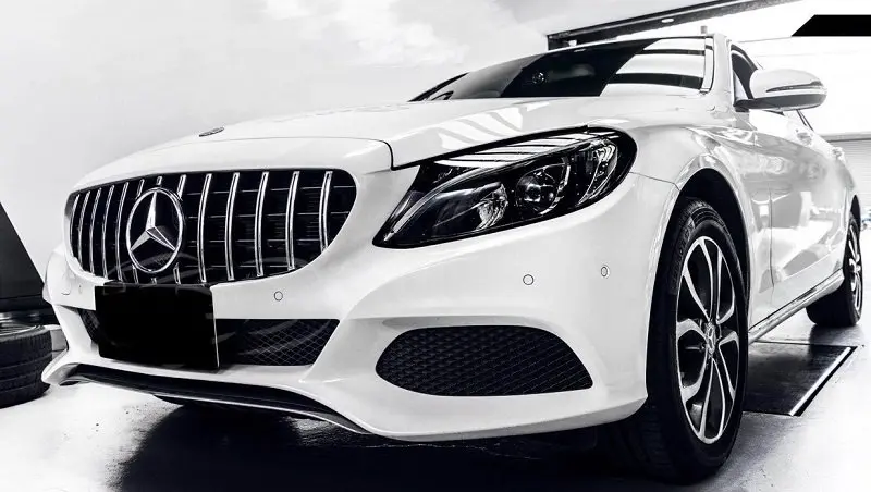 Grill Mercedes-Benz C-Klasse (W205) 2018 - 2021 | SPORT BLACK CHROME