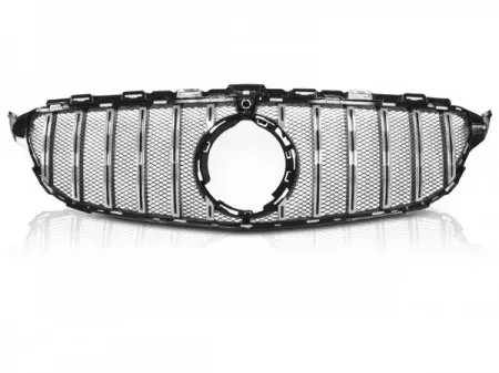 Grill Mercedes-Benz C-Klasse (W205) 2018 - 2021 | SPORT BLACK CHROME