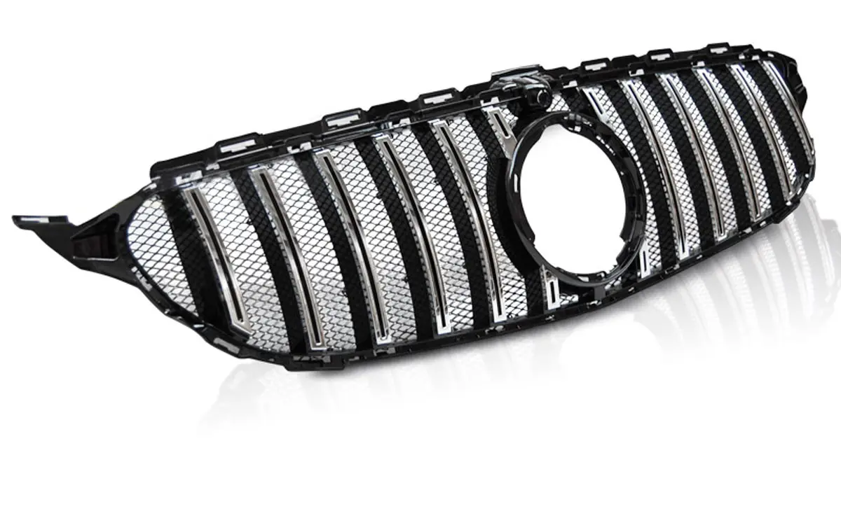 Grill Mercedes-Benz C-Klasse (W205) 2018 - 2021 | SPORT BLACK CHROME – bilde 2