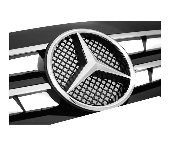 Grill Mercedes-Benz C (W203/S203) 2000 - 2007 | SPORT BLACK CHROME – bilde 3