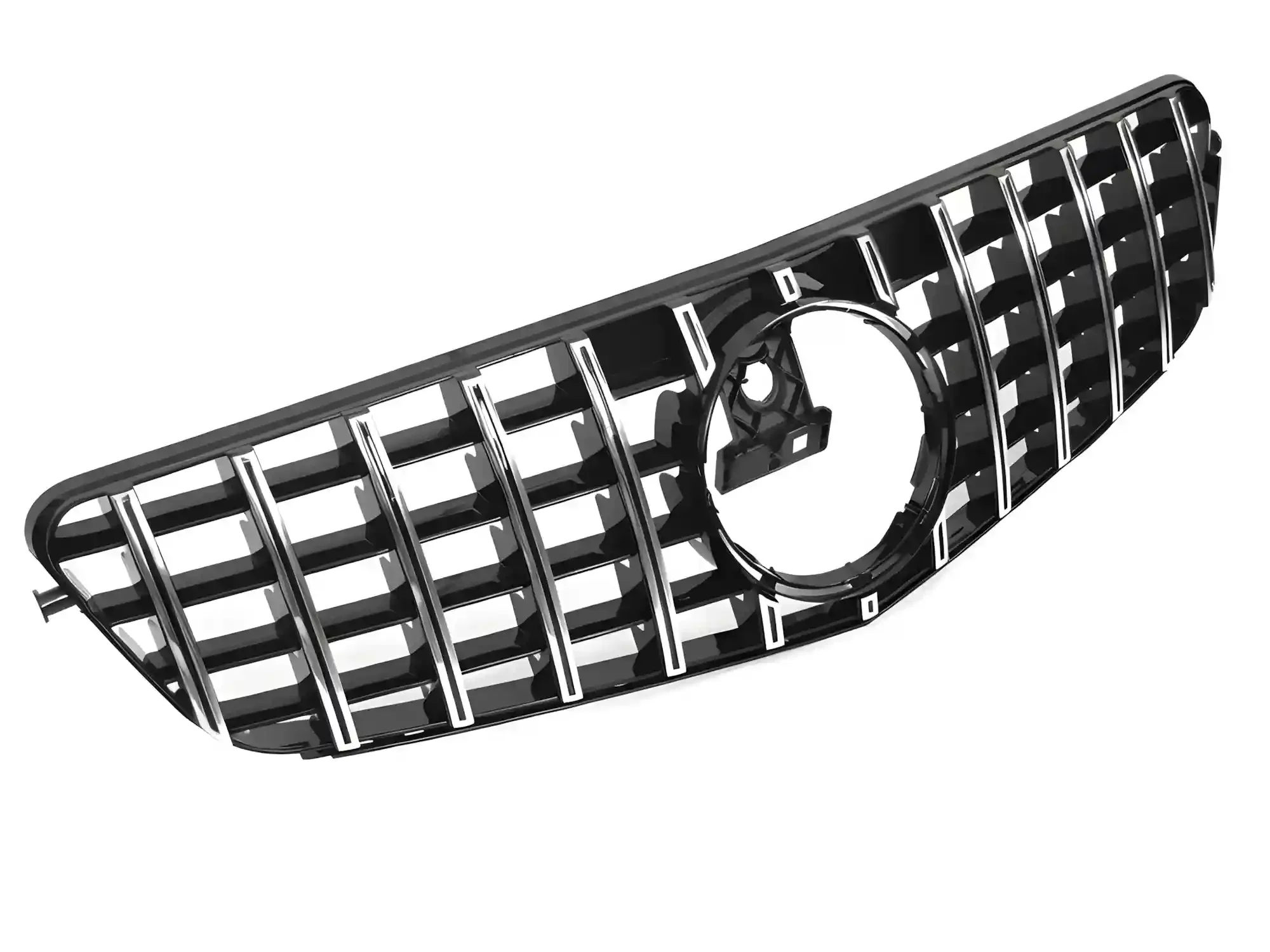 Grill Mercedes-Benz C (W204 / S204) 2007 – 2014 │ Sportsgrill AMG-stil - svart med krom detaljer