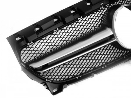 Grill Mercedes-Benz CLA-Klasse (W117) 2013-2019 | BLACK SILVER SPORT LOOK – bilde 3