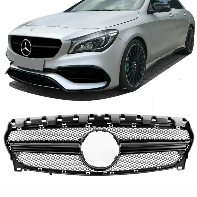 Grill Mercedes-Benz CLA-Klasse (W117) 2013-2019 | GLOSSY BLACK SPORT STYLE