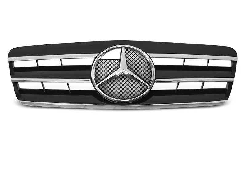 Grill Mercedes-Benz CLK (W208) 1996-2002 | SPORT BLACK CHROME