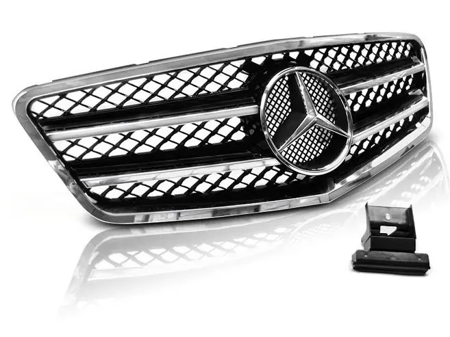 Grill Mercedes-Benz E-Klasse (W212) 2009-2013 | SPORT BLACK CHROME Image 1