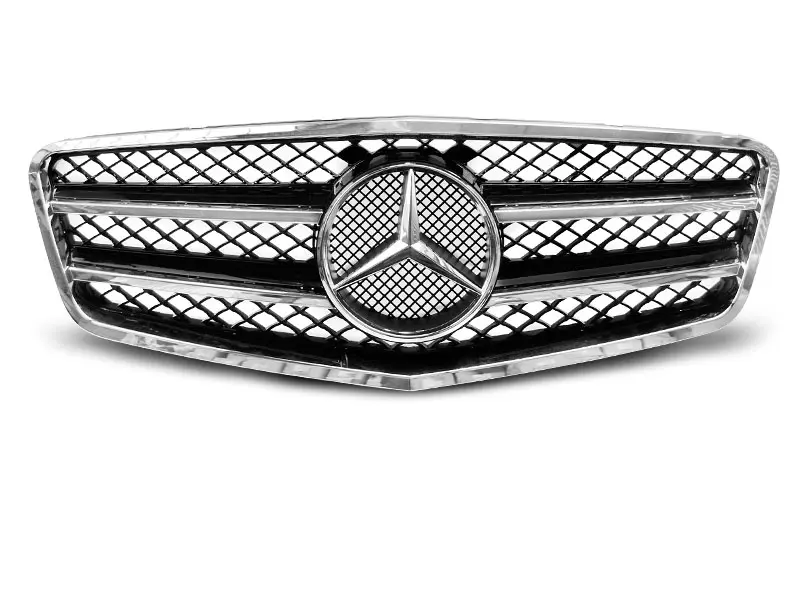 Grill Mercedes-Benz E-Klasse (W212) 2009-2013 | SPORT BLACK CHROME Image 4
