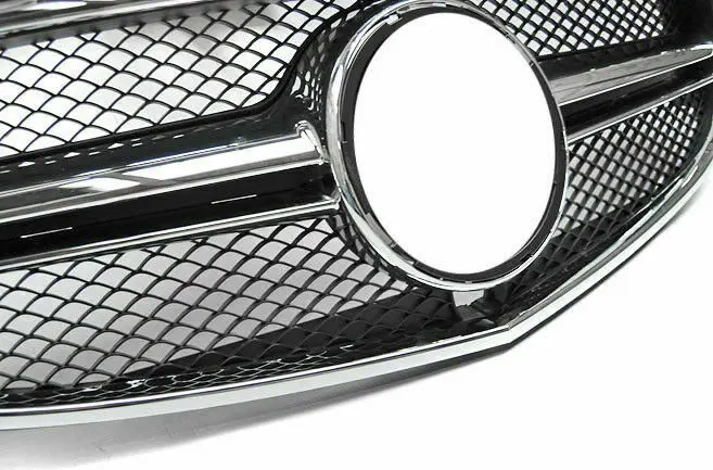 Grill Mercedes-Benz E-Klasse (W212) 2013-2016 | SPORT BLACK CHROME – bilde 2