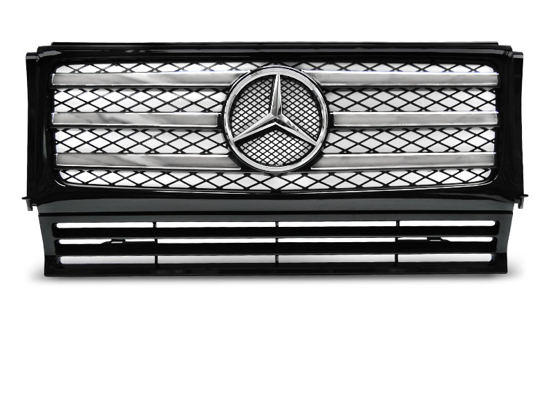 Grill Mercedes-Benz G-Klasse (W463) 1990-2012 | SPORT BLACK CHROME – bilde 2