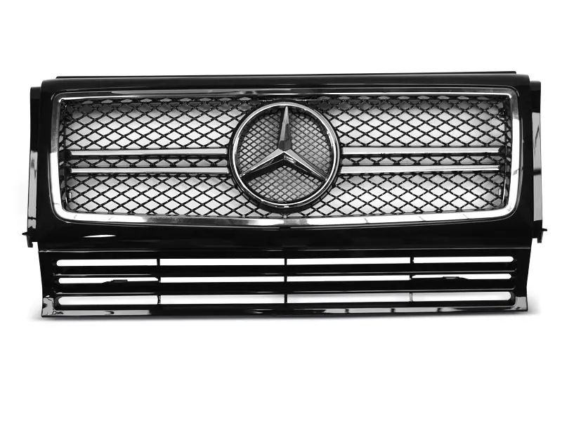 Grill Mercedes-Benz G (W463) 1990-2012 | SPORT BLACK CHROME – bilde 3