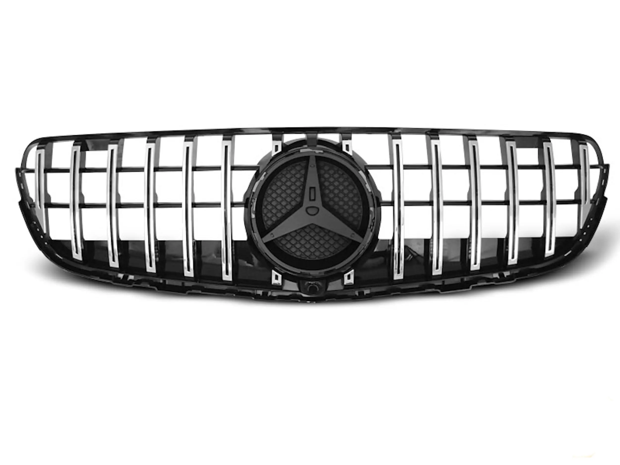 Grill Mercedes-Benz GLC (X253) 2015 - 2019 | SPORT GLOSSY BLACK CHROME – bilde 2
