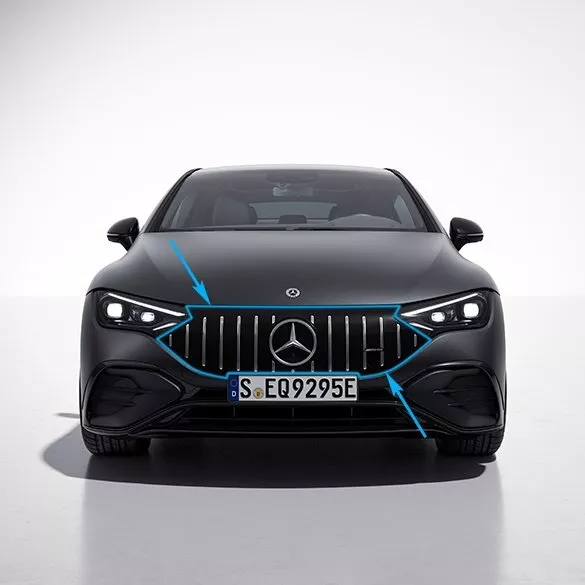 Grill Mercedes-Benz Mercedes-Benz EQE (V295) 2022 -> │ Genuine® AMG Panamericana radiator grille Image 1