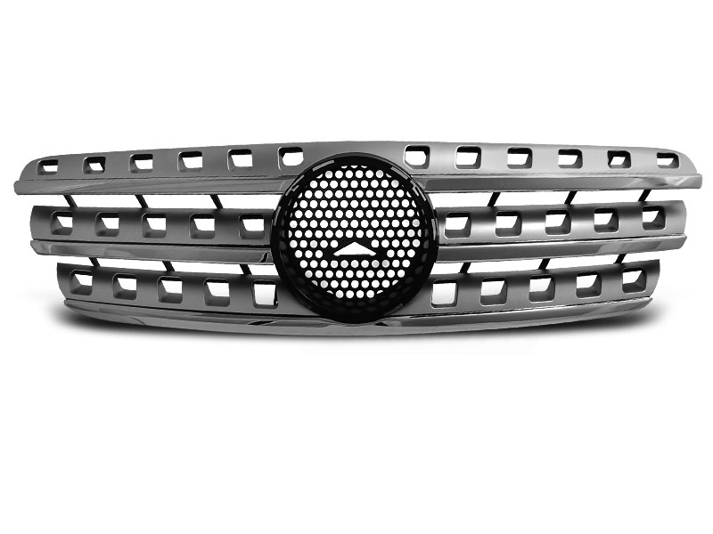 Grill Mercedes-Benz ML (W163) 1997 - 2005 | SPORT CHROME SILVER – bilde 3