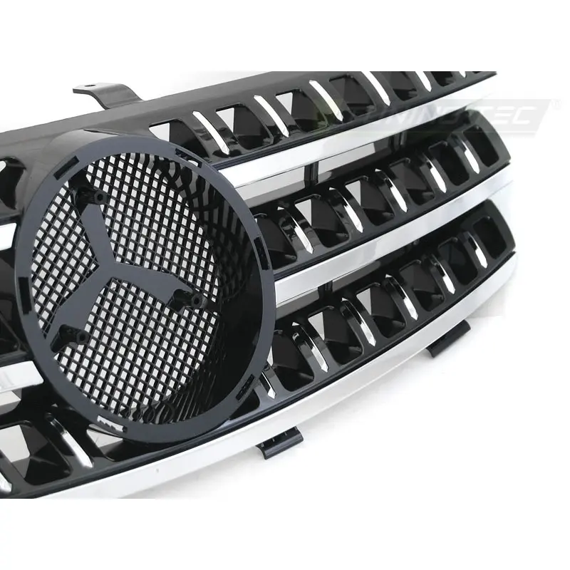 Grill Mercedes-Benz ML (W164) 2005 - 2008 | SPORT BLACK CHROME – bilde 3