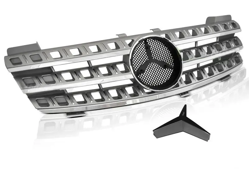 Grill Mercedes-Benz ML (W164) 2005 - 2008 | SPORT SILVER CHROME