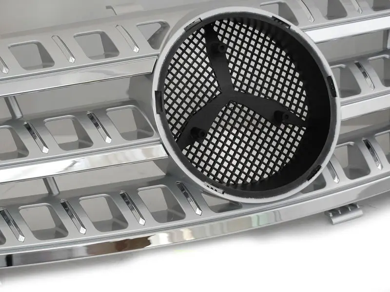 Grill Mercedes-Benz ML (W164) 2005 - 2008 | SPORT SILVER CHROME – bilde 2
