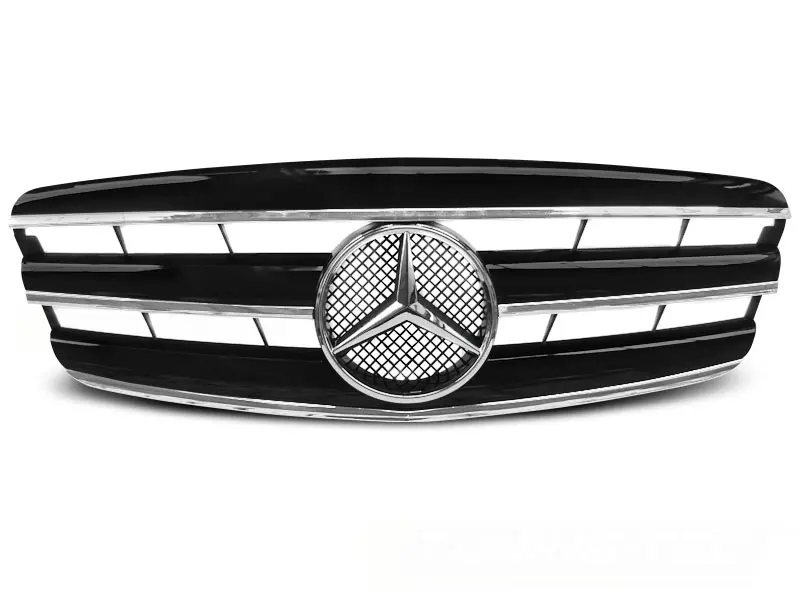 Grill Mercedes-Benz S-klasse (W221) 2005-2009 | SPORT BLACK CHROME Image 2