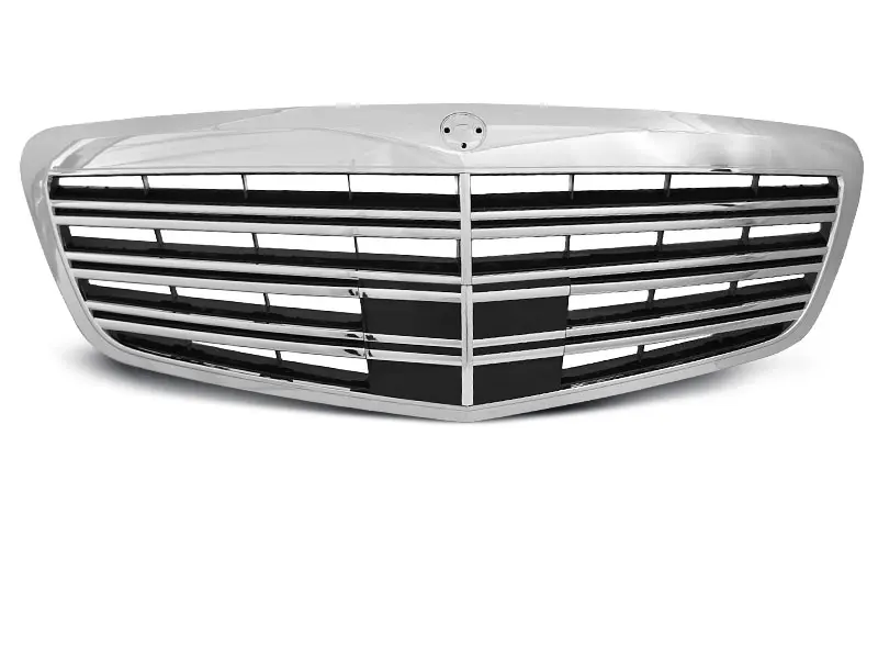 Grill Mercedes-Benz S-Klasse (W221) 2009-2013 | SPORT CHROME BLACK – bilde 3