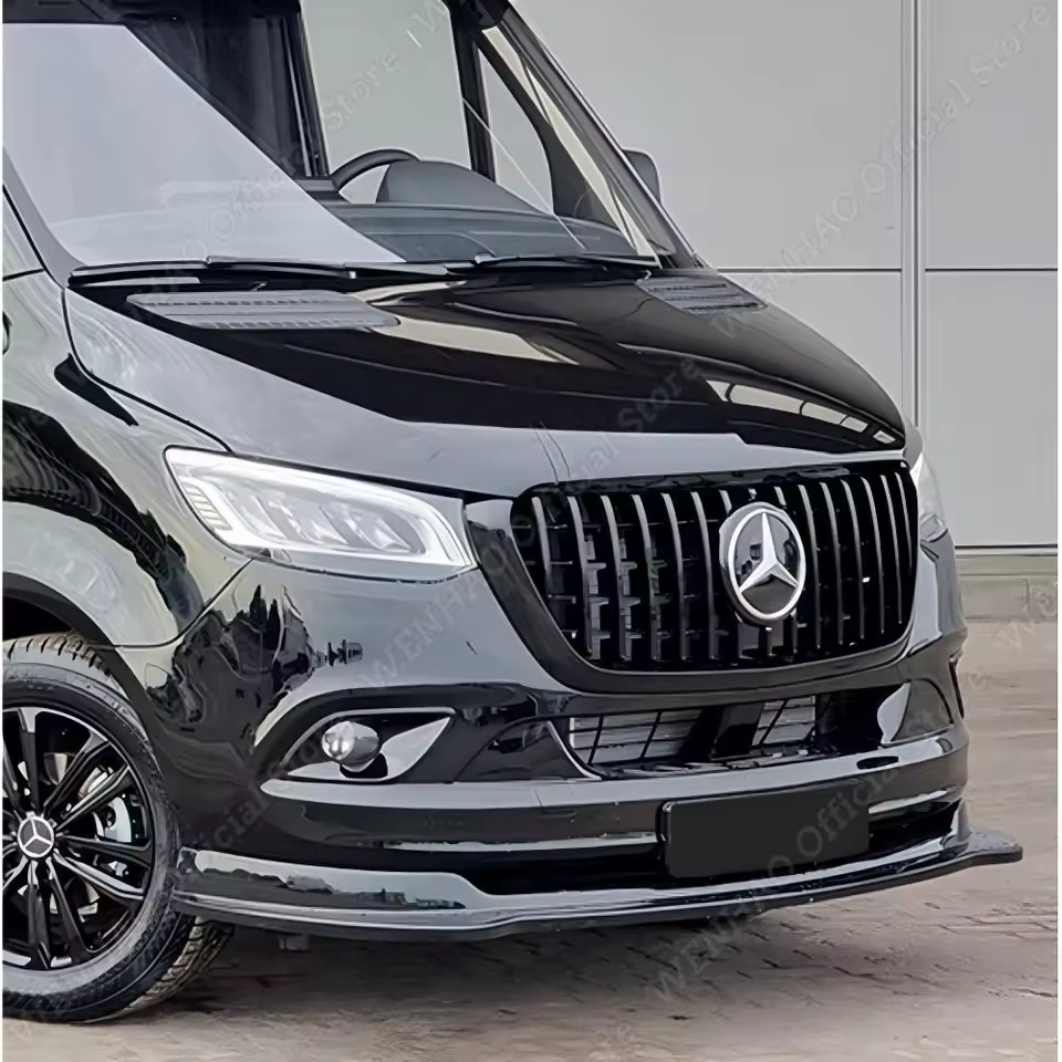 Grill Mercedes-Benz Sprinter III (W907 / W910) 2018 - 2022 | AMG Panamericana Glossy Black Edition
