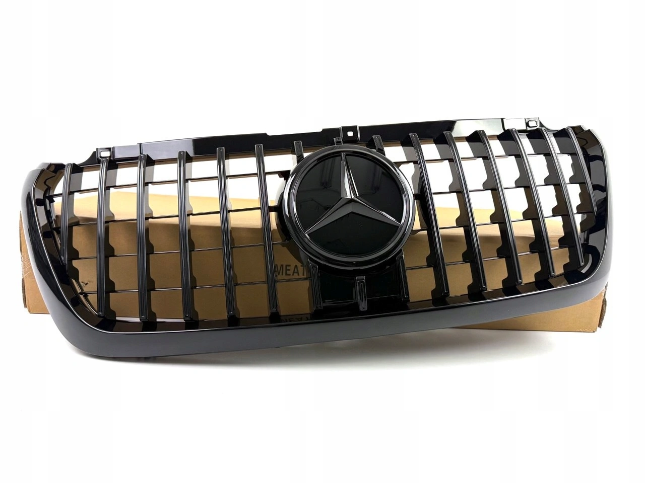 Grill Mercedes-Benz Sprinter III (W907 / W910) 2018 - 2022 | AMG Panamericana Glossy Black Edition – bilde 7