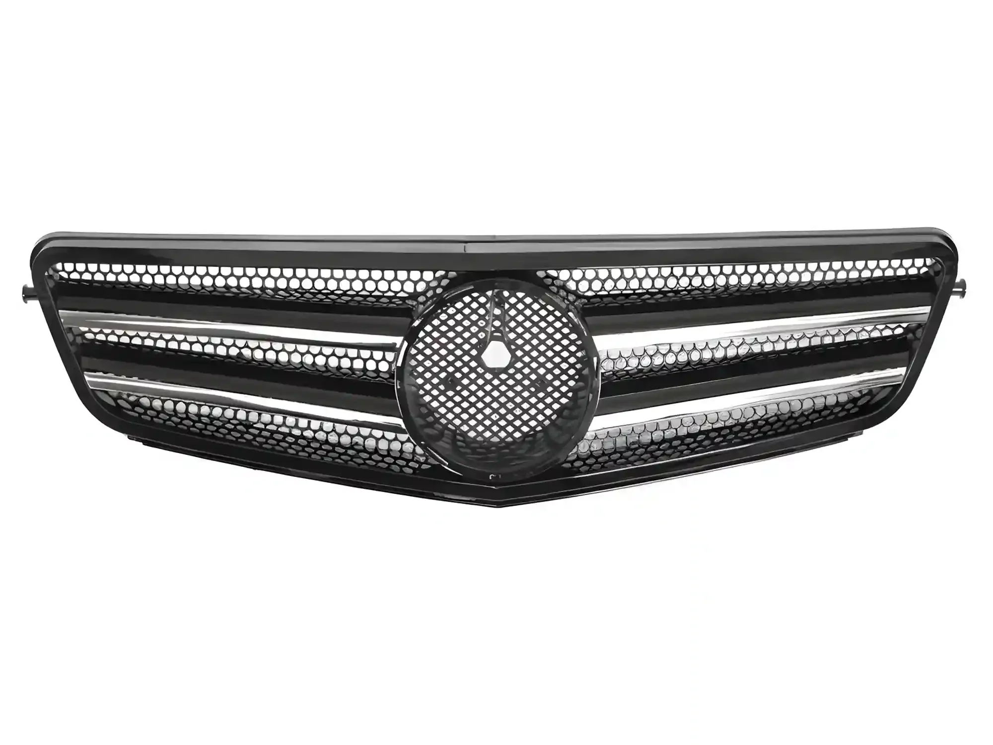 Grill Mercedes C-Class (W203 / S203) 2000 – 2007 │ Sportsgrill CL-stil - svart krom – bilde 2
