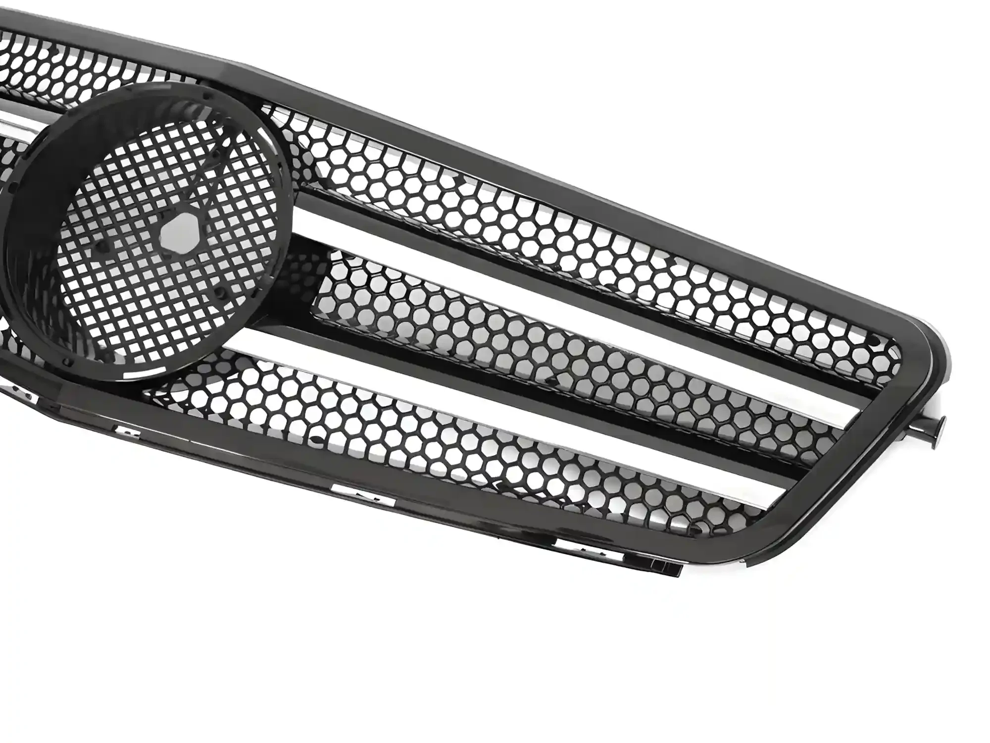 Grill Mercedes C-Class (W203 / S203) 2000 – 2007 │ Sportsgrill CL-stil - svart krom – bilde 3