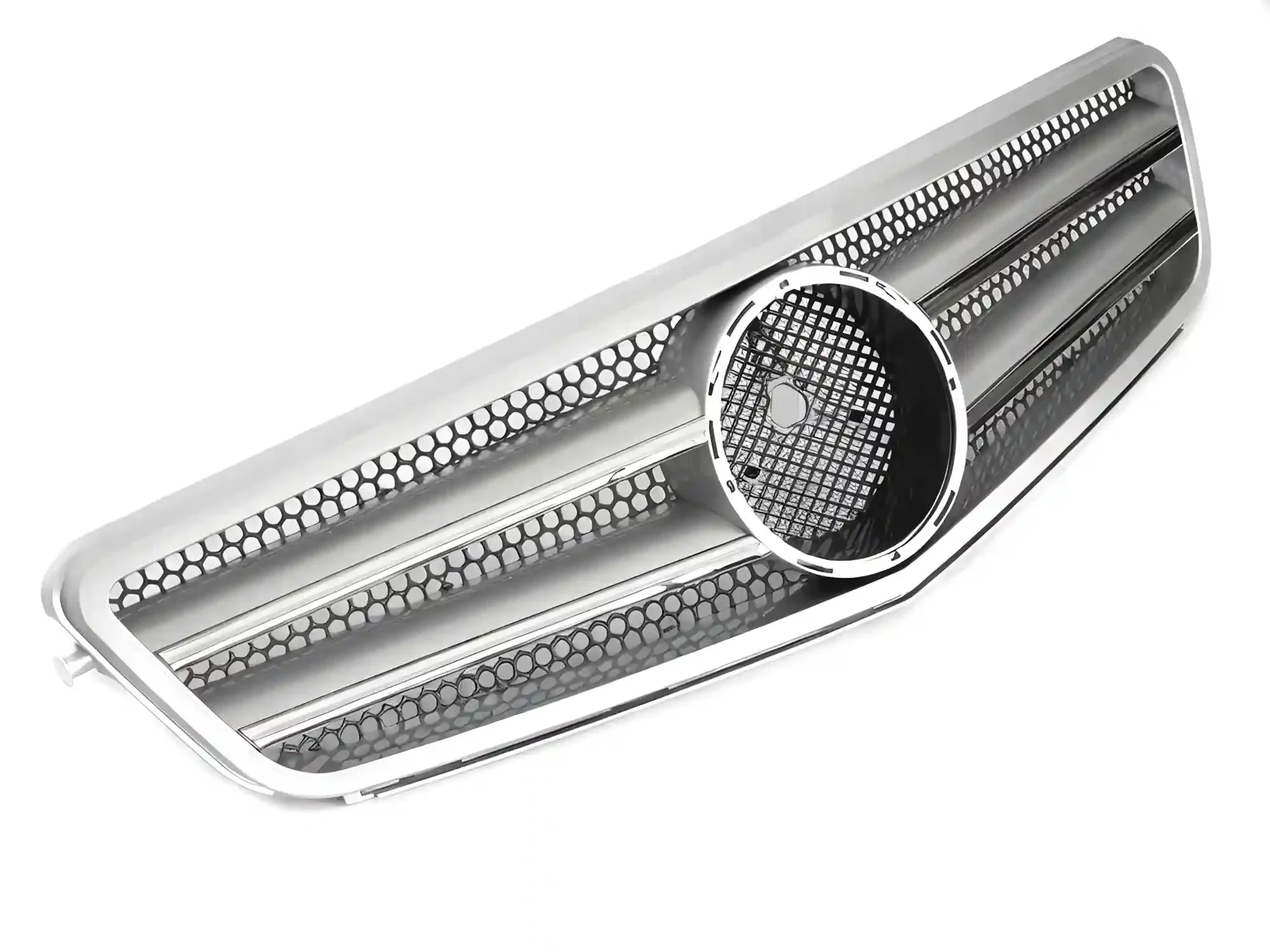 Grill Mercedes C-Class (W204 / S204) 2007–2014 │ Sportsgrill CL-stil - sølv krom