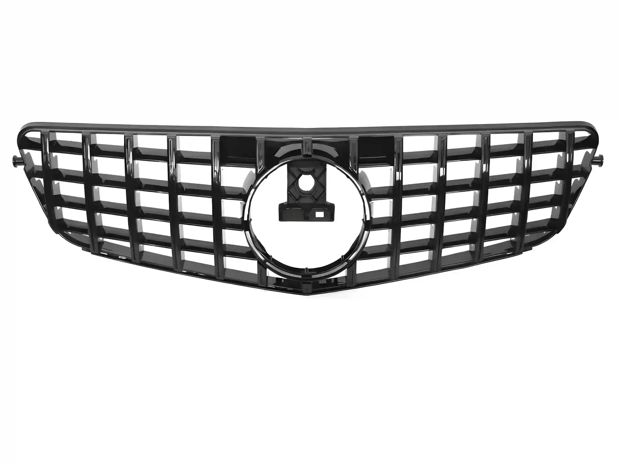 Grill Mercedes C-Class (W204 / S204) 2007 – 2014 │ Sportsgrill GT-stil - svart høyglans – bilde 2