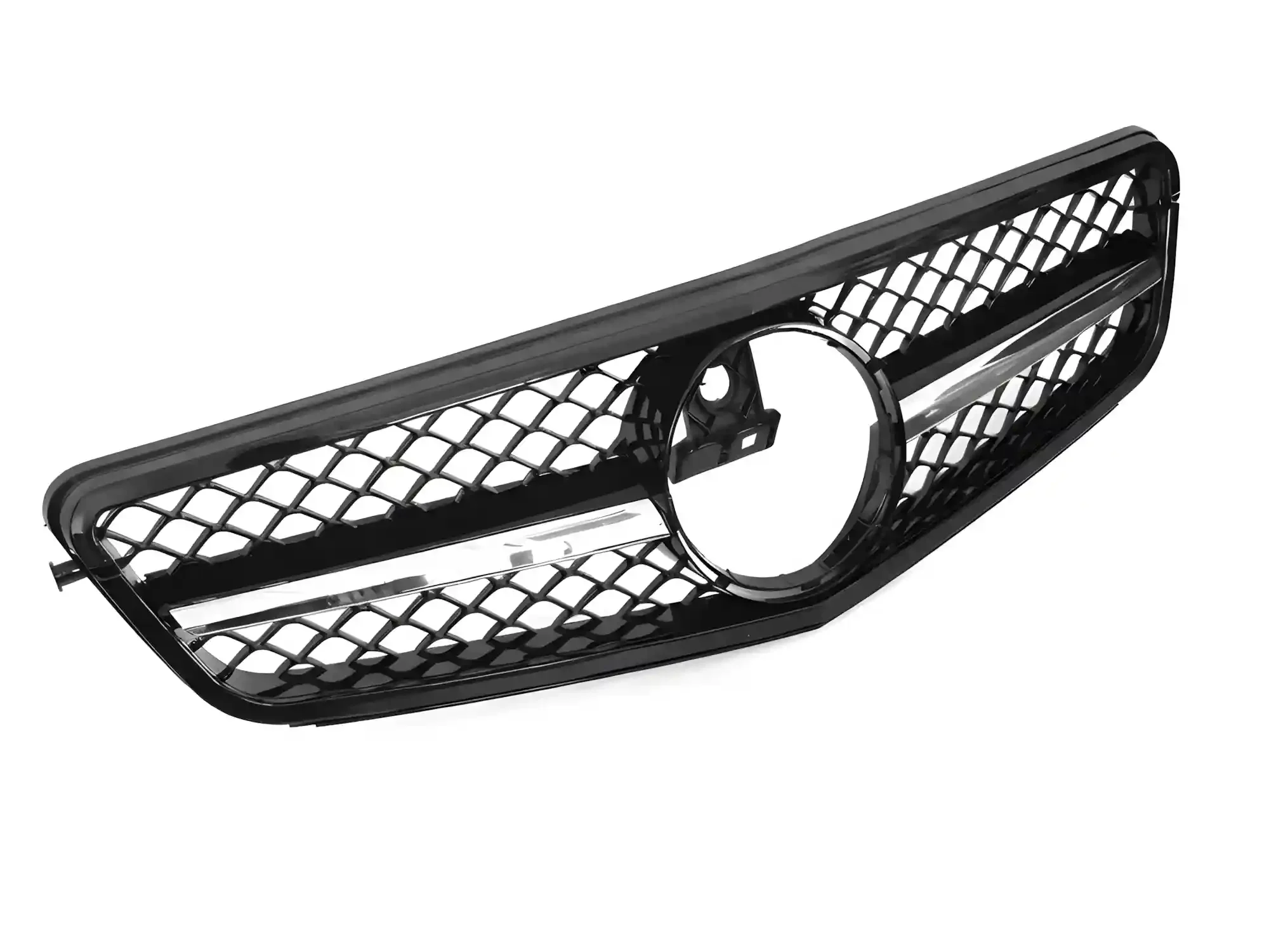 Grill Mercedes C-Class (W204 / S204) 2007 – 2014 │ Sportsgrill SL-stil - svart / krom