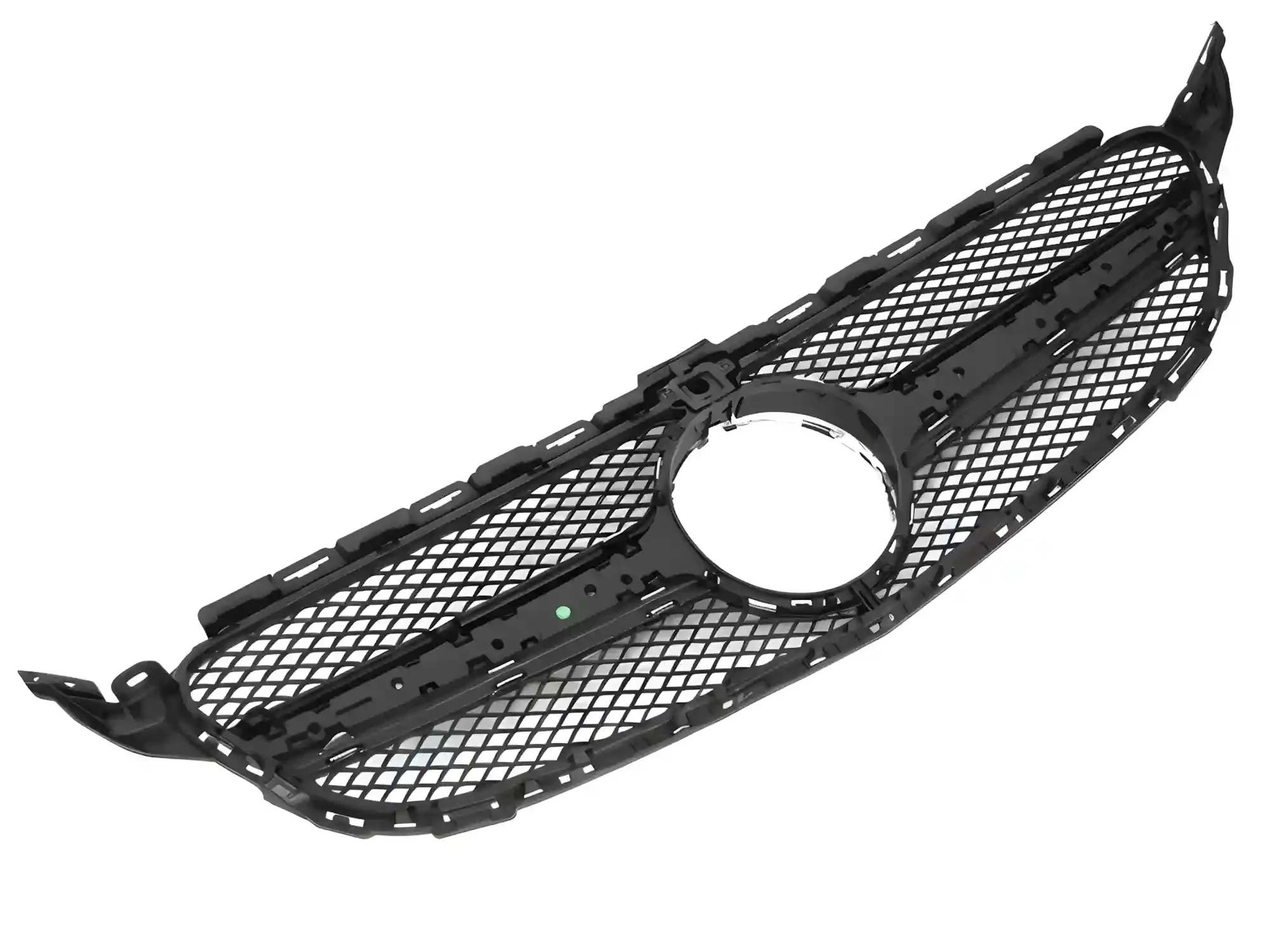 Grill Mercedes C (W205/S205/C205/A205) 2014 – 2018 │ Sportsgrill GT-stil - svart / sølv – bilde 5