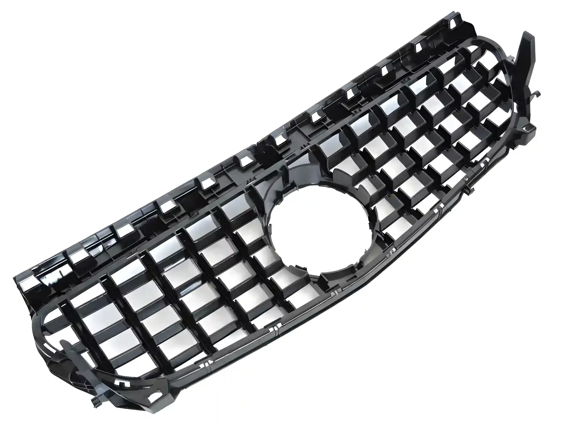 Grill Mercedes CLA (W117) 2013 - 2019 │ Sportsgrill GT-stil - svart høyglans / krom – bilde 4