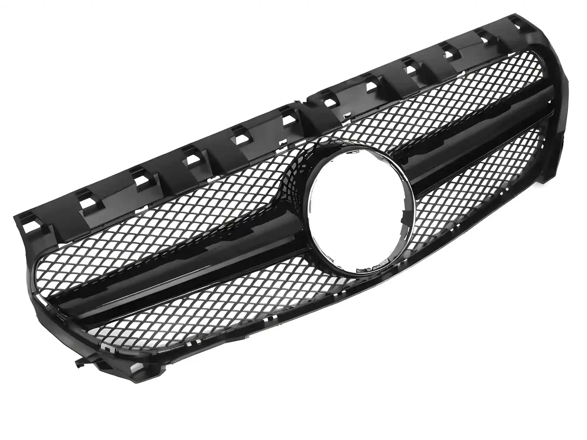Grill Mercedes CLA (W117) 2013 - 2019 │ Sportsgrill GT-stil - svart høyglans