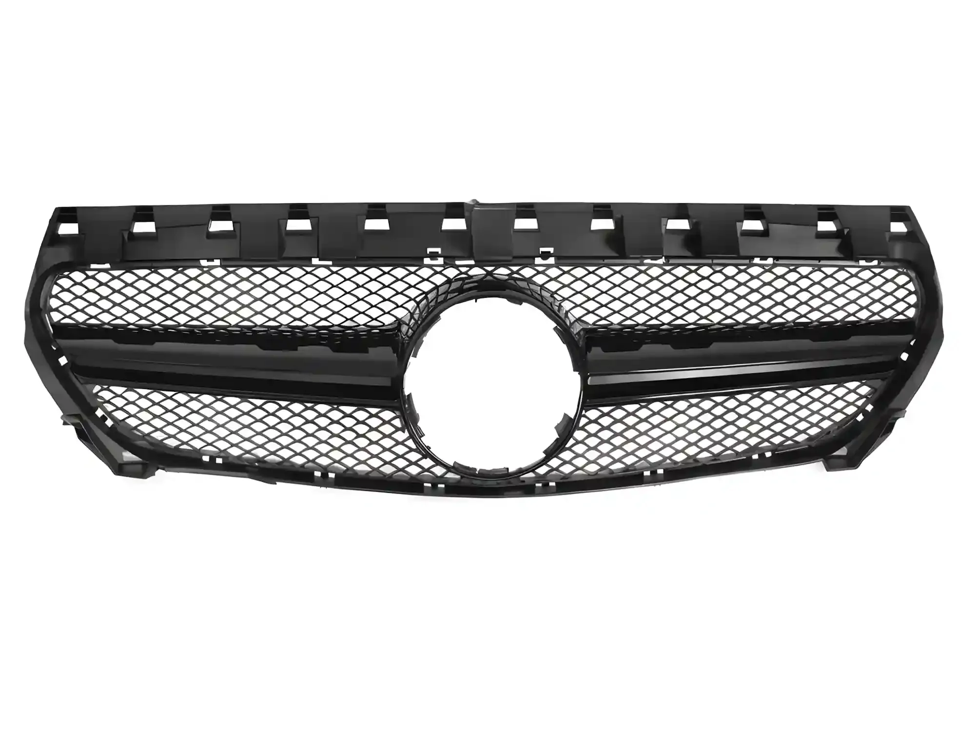 Grill Mercedes CLA (W117) 2013 - 2019 │ Sportsgrill GT-stil - svart høyglans – bilde 2