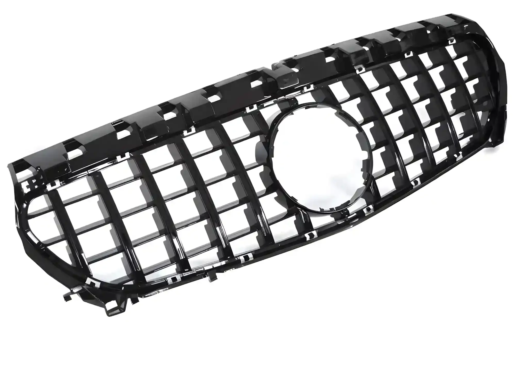 Grill Mercedes CLA (W117) 2013 – 2019 │ Sportsgrill GT-stil - svart høyglans
