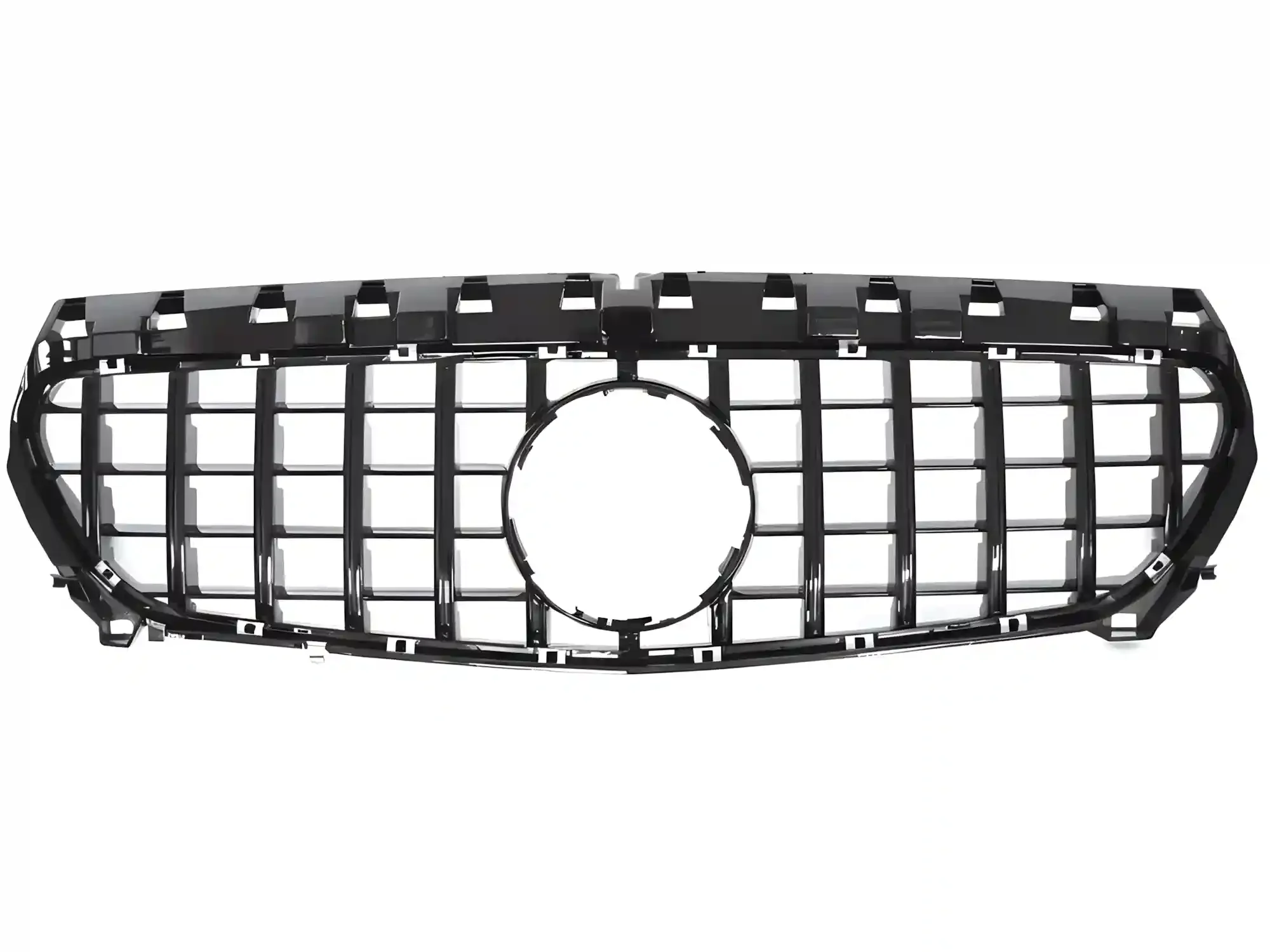 Grill Mercedes CLA (W117) 2013 – 2019 │ Sportsgrill GT-stil - svart høyglans – bilde 2