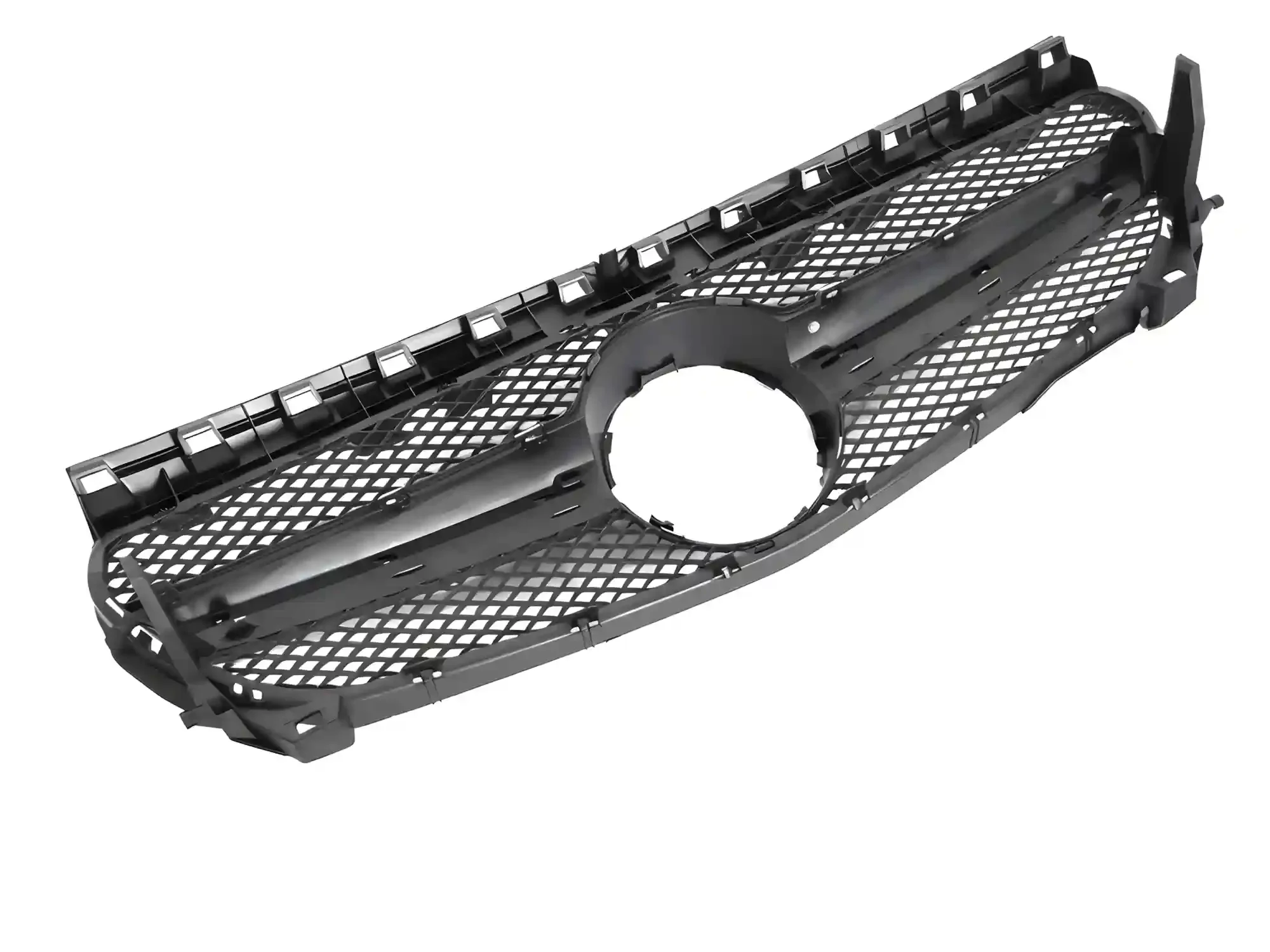 Grill Mercedes CLA (W117) 2013 - 2019 │ Sportsgrill GT-stil - svart / sølv – bilde 4