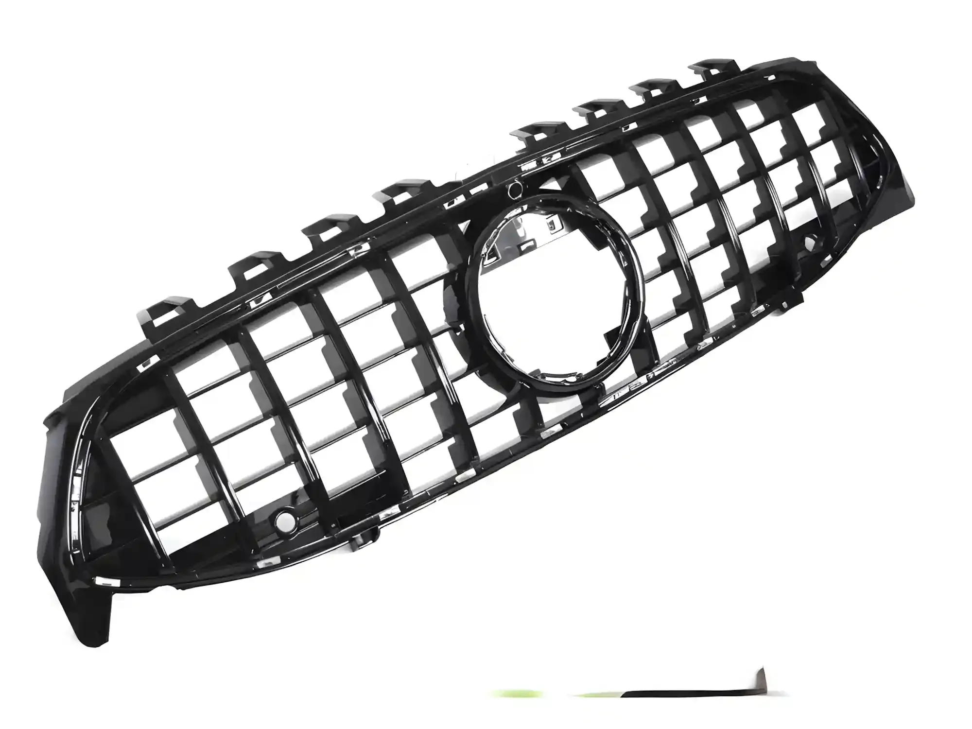 Grill Mercedes CLA (W118) 2019 - 2023 │ Sportsgrill GT-stil - svart høyglans PDC