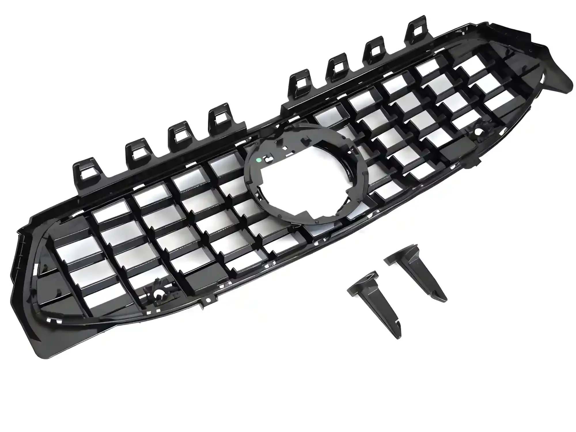Grill Mercedes CLA (W118) 2019 - 2023 │ Sportsgrill GT-stil - svart høyglans PDC – bilde 4