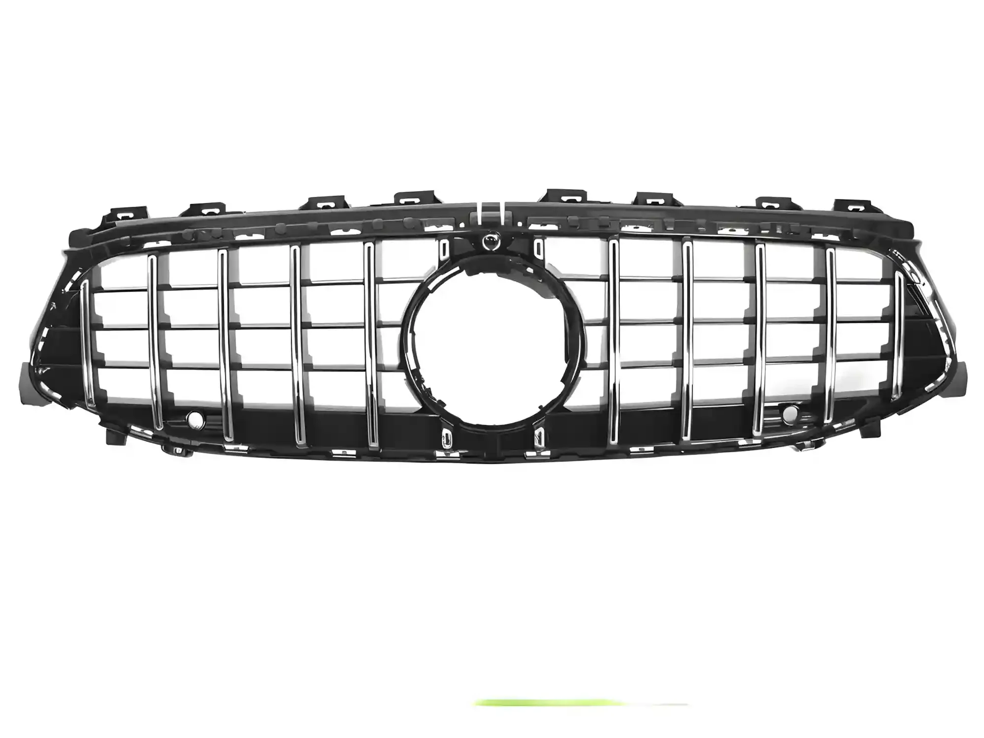 Grill Mercedes CLA (W118) Facelift 2023 - 2025 │ Sportsgrill GT-stil - svart høyglans / krom – bilde 2