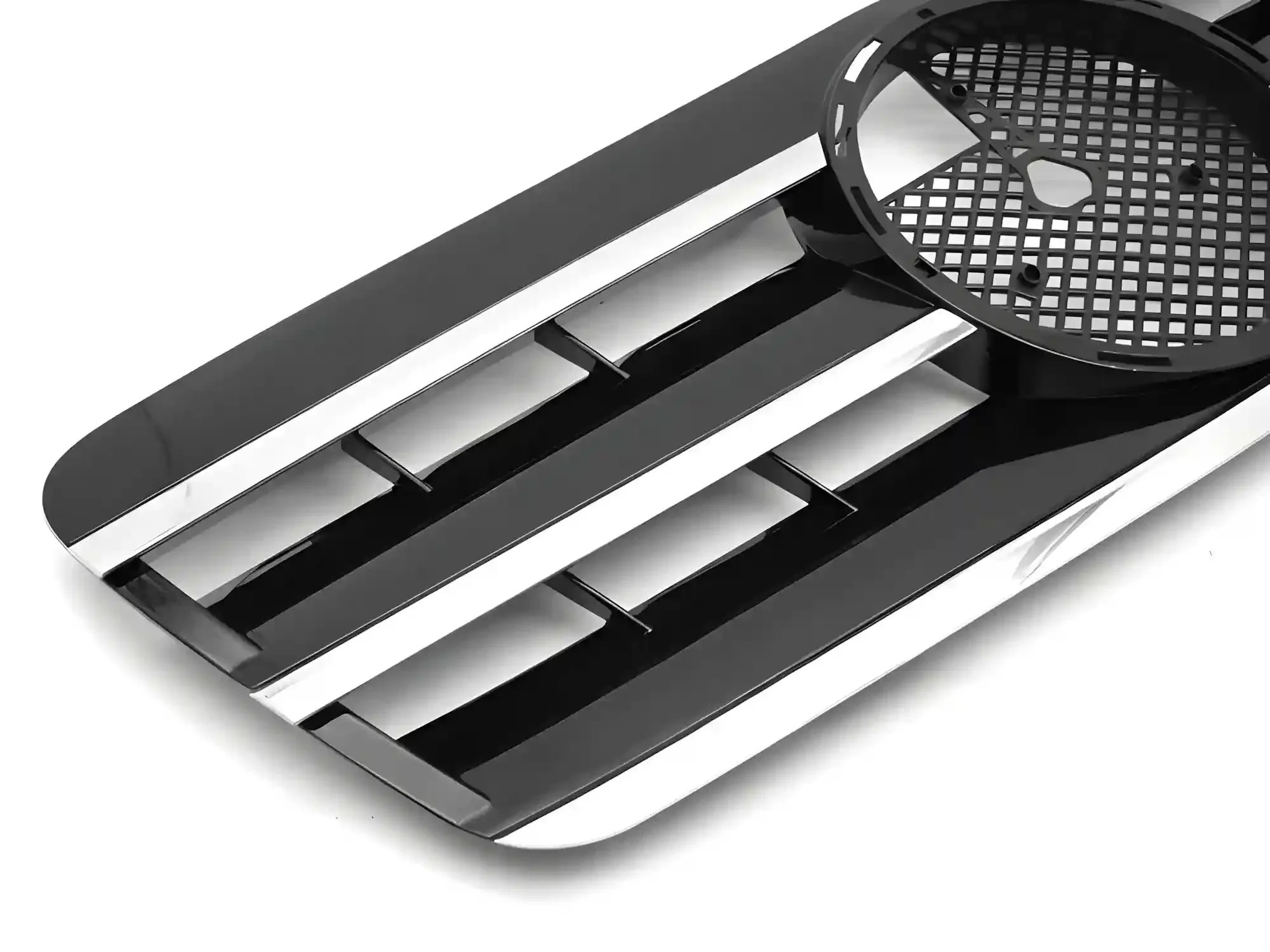 Grill Mercedes CLK (W208) 1997 - 2002 │ Sportsgrill CL-stil - svart høyglans / krom – bilde 3