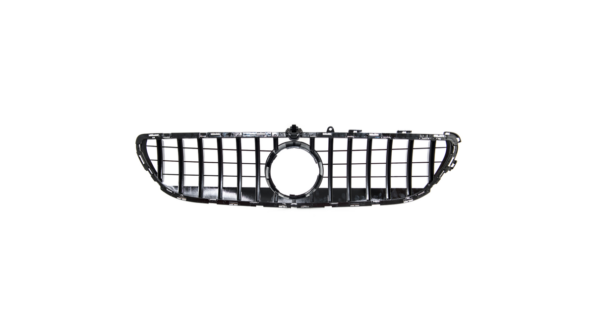 Grill Mercedes CLS (C218) 2014–2018 │ Sportsgrill panamericana - svart høyglans / krom