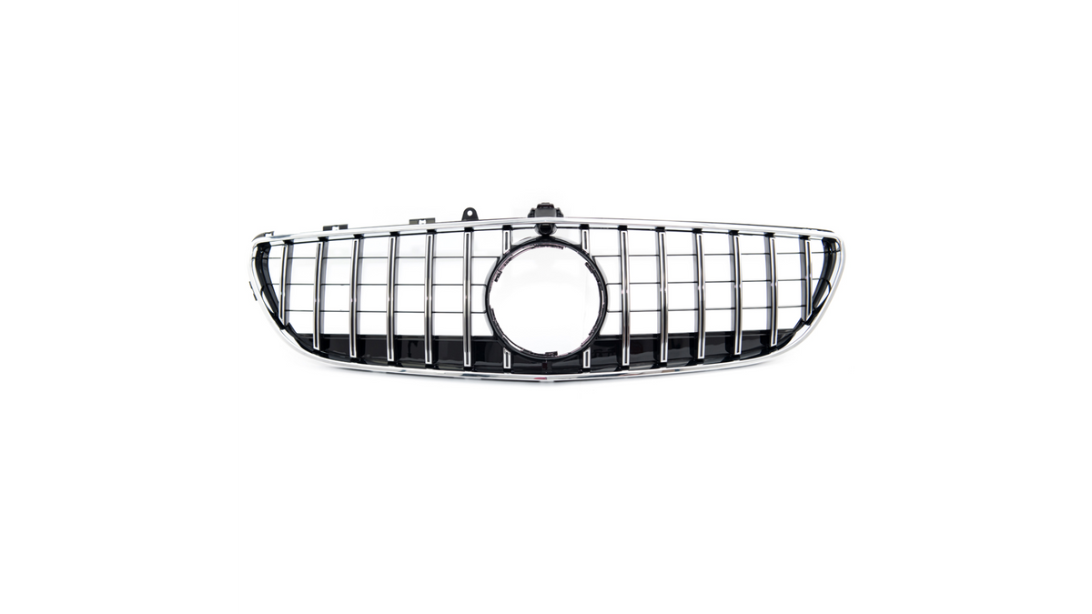 Grill Mercedes CLS (C218) 2014–2018 │ Sportsgrill panamericana - svart høyglans / krom – bilde 2