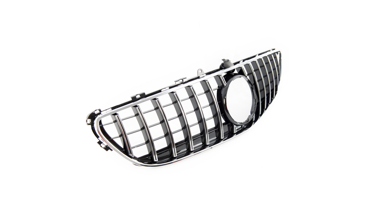 Grill Mercedes CLS (C218) 2014–2018 │ Sportsgrill panamericana - svart høyglans / krom – bilde 4