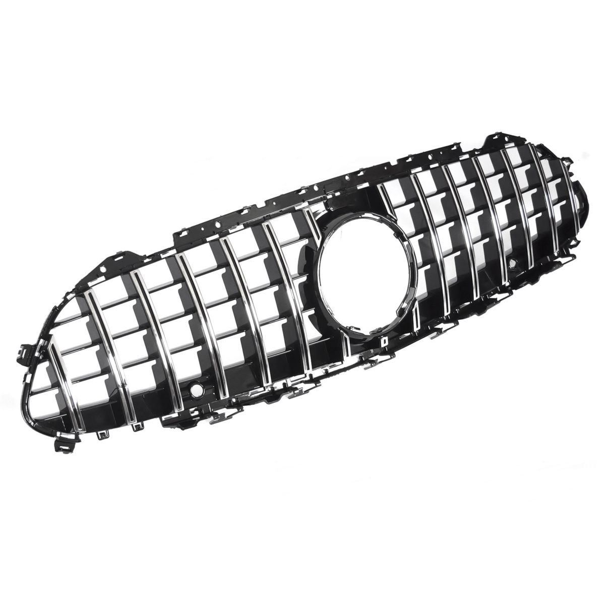Grill Mercedes CLS (C257) 2018 - 2023 │ Sportsgrill panamericana - svart høyglans / krom PDC
