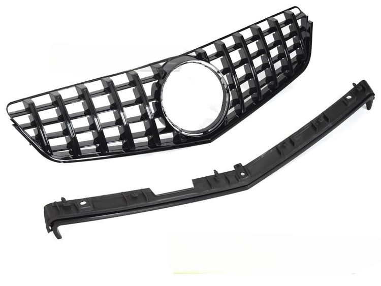 Grill Mercedes E (C207 / A207) 2009 – 2013 │ Sportsgrill GT-stil - svart høyglans