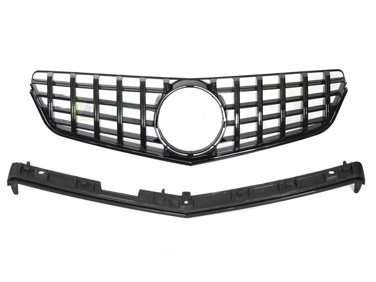 Grill Mercedes E (C207 / A207) 2009 – 2013 │ Sportsgrill GT-stil - svart høyglans – bilde 2