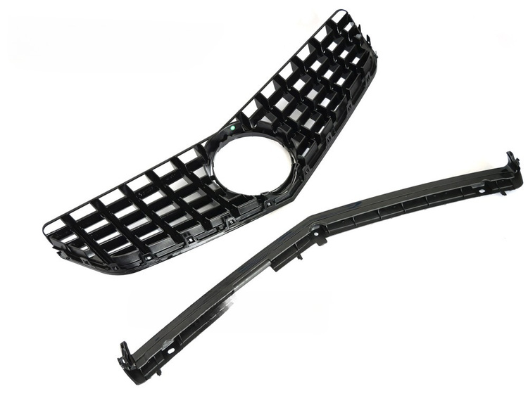 Grill Mercedes E (C207 / A207) 2009 – 2013 │ Sportsgrill GT-stil - svart høyglans – bilde 4