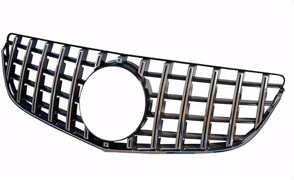 Grill Mercedes E-Class (C207 / A207) Facelift 2013 - 2017 │ Sportsgrill panamericana - svart høyglans / krom – bilde 2