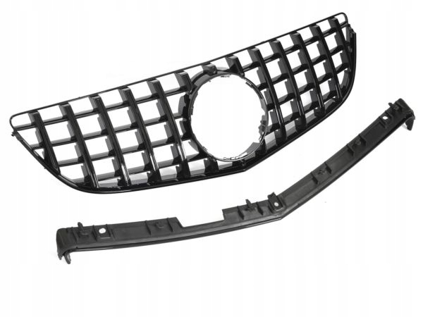 Grill Mercedes E-Class (C207 / A207) Facelift 2013 - 2017 │ Sportsgrill panamericana - svart høyglans